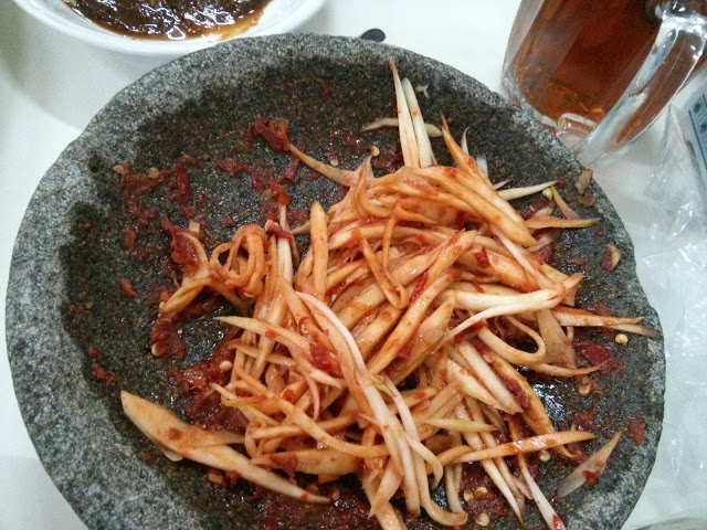 Mango Chili Pepper Condiment at Asia Baru Restaurant in Surabaya