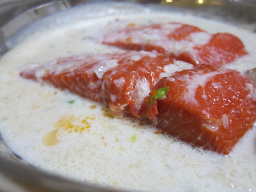 Smoked Salmon in Spicy Coconut Milk Sauce by Tiny Chili Pepper